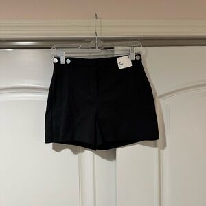 Express Black High-Waist Tailored Women's Shorts